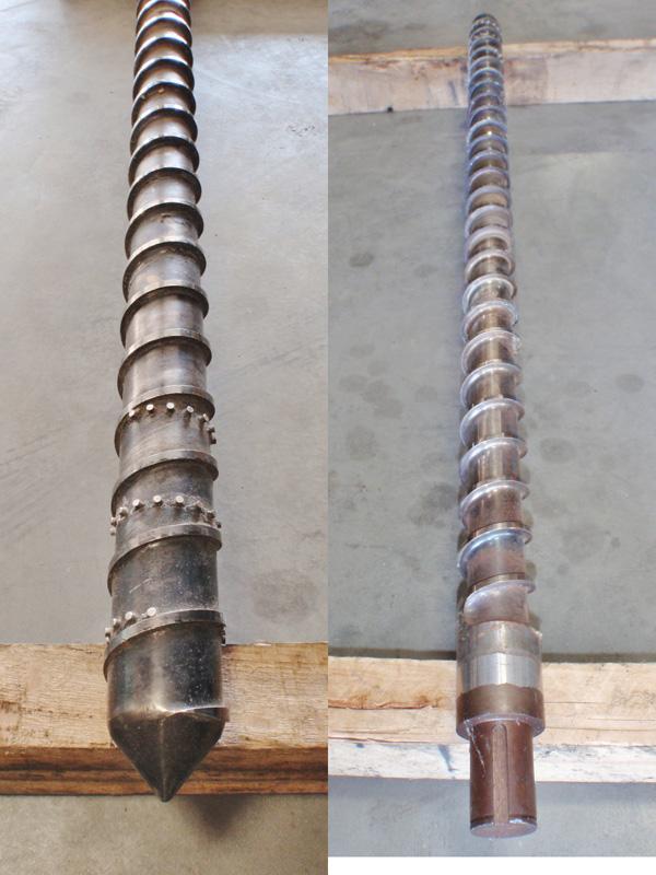 Improved 50mm 1143mm Extruder Screw Garden City Plastics